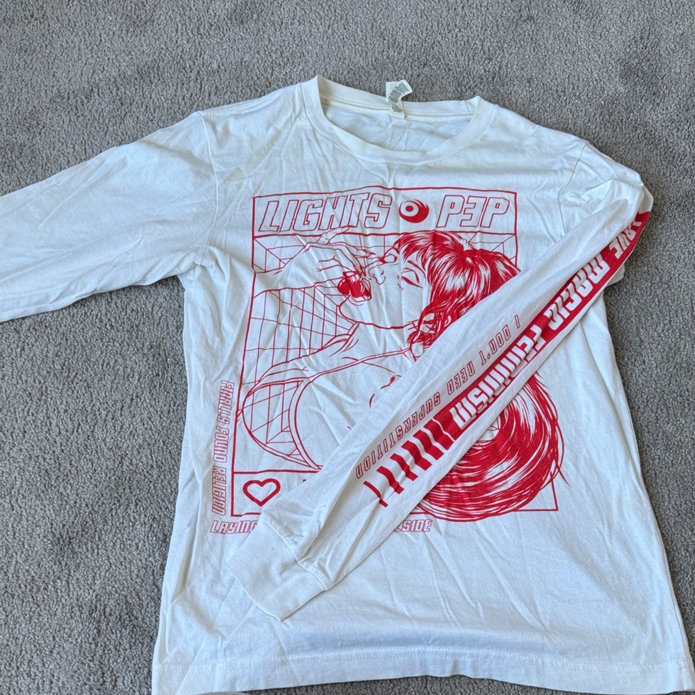 Bella Canvas White Long Sleeve Tee